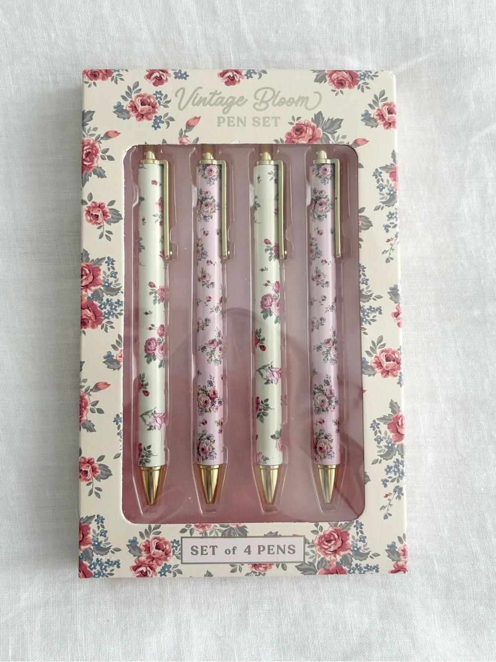 NWT Floral Pen Set